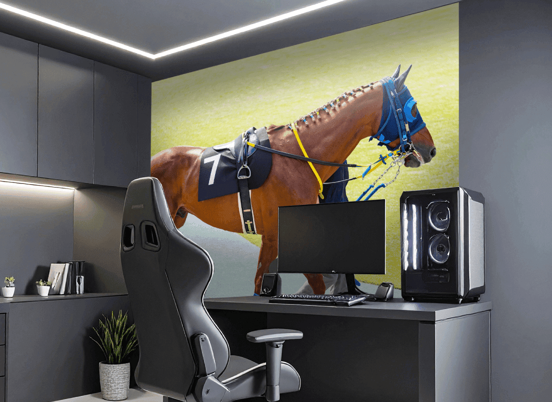 アートパネル作成事例 推し工場の写真を寝室の壁に飾った事例